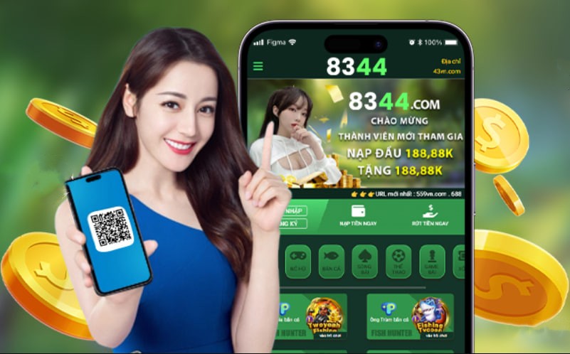 Hình ảnh quảng cáo của md88 hiển thị nền tảng và các lợi ích